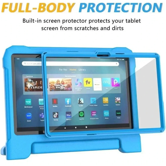 Kids EVA Shockproof Case Screen Protector Stand For Amazon Kindle Fire Max 11 - Picture 6 of 8